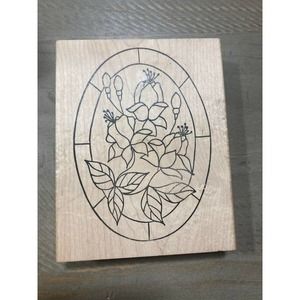 Make an Impression rubber Stamp Tulip
